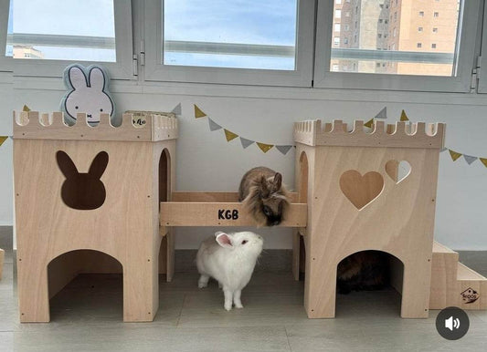 Castillo para conejos modelo Bunny - Los Nidos de David