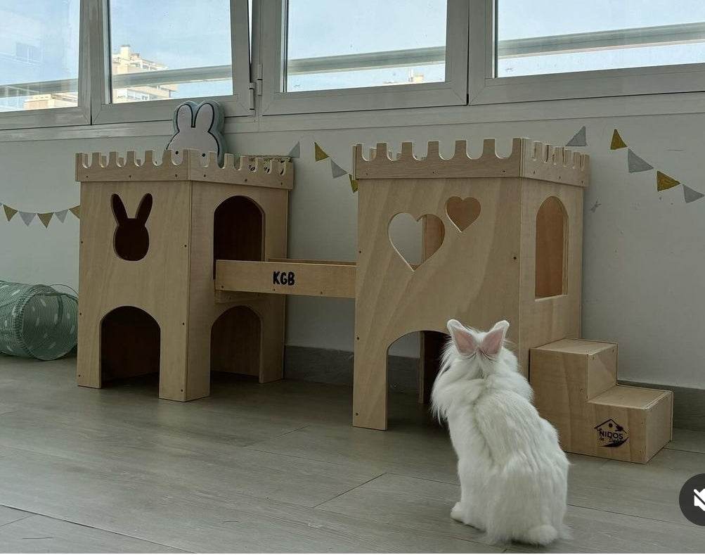 Castillo para conejos modelo Bunny - Los Nidos de David