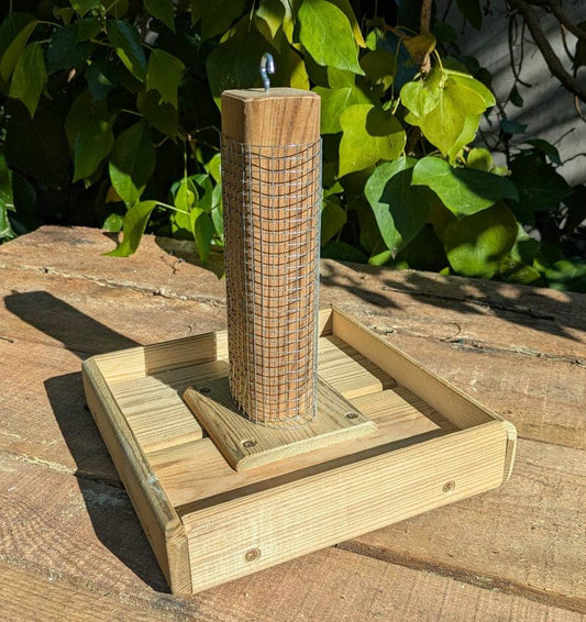 Comedero para pájaros sin techo - Los Nidos de David