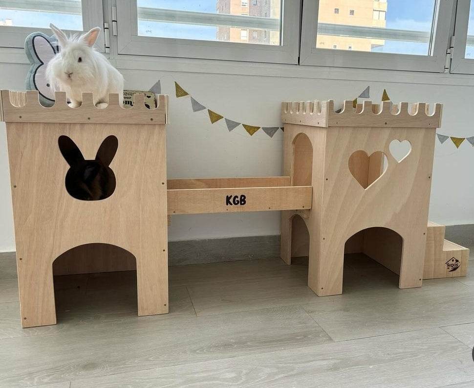 Castillo para conejos modelo Bunny - Los Nidos de David