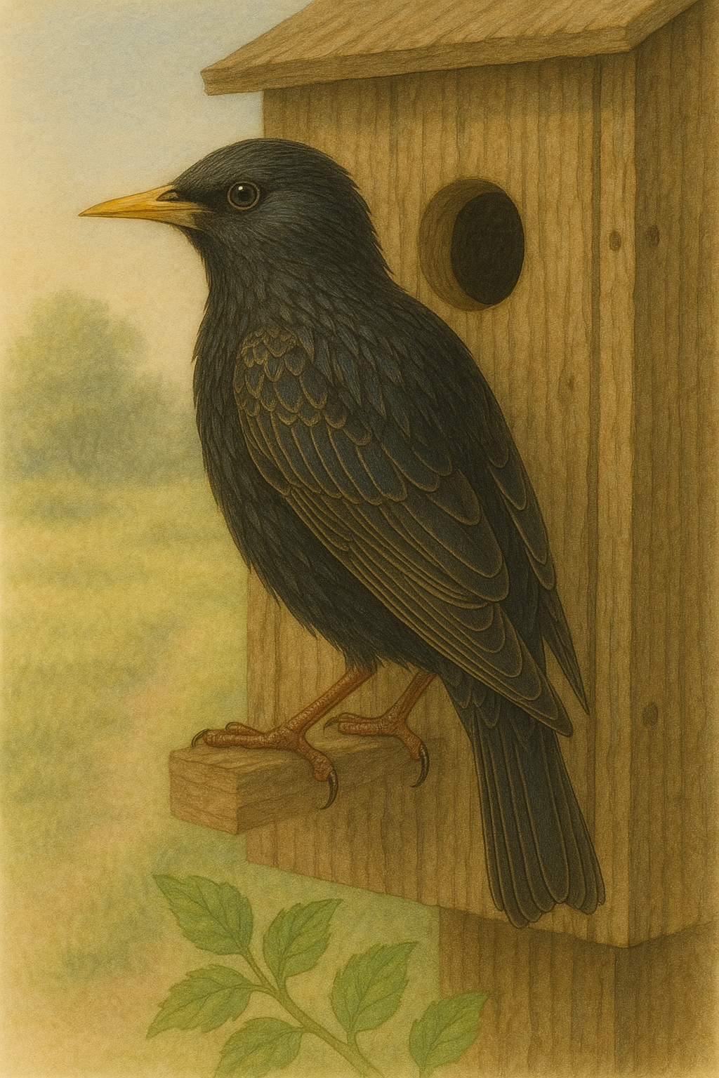 Estornino negro
