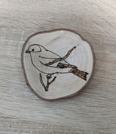 Posavasos pájaro